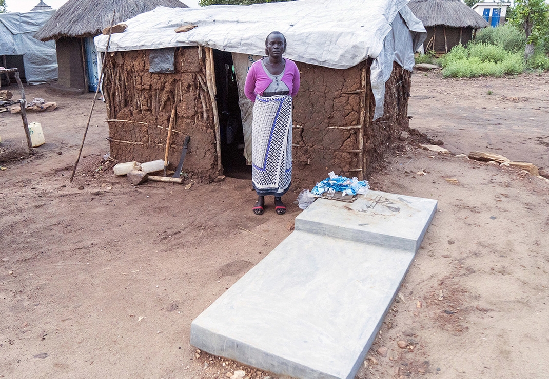 "Mijn man was voorganger. Toen hij overleed, kreeg ik een nieuw onderkomen" - weduwe Julious uit Zuid-Soedan