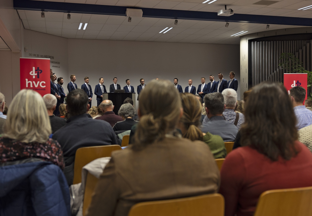 De Regiotour sloten we af met een prachtige avond in Goes, begeleid door mannenkoor Jong Salomo