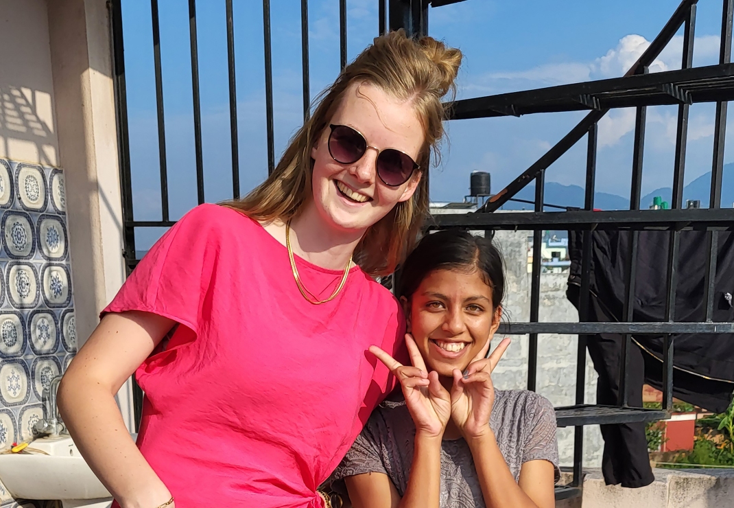 Karla ging mee naar Nepal (bekijk meer foto's >)