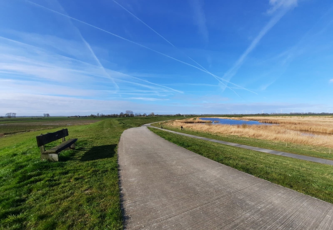 Fiets door de mooie natuur van Kampen...