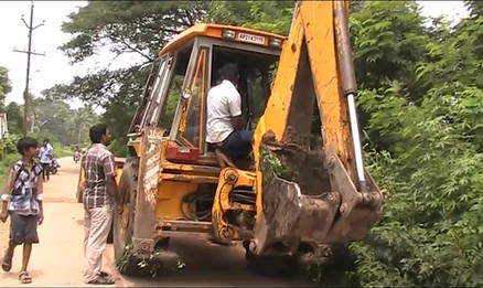 Kerk in India vernietigd met bulldozer