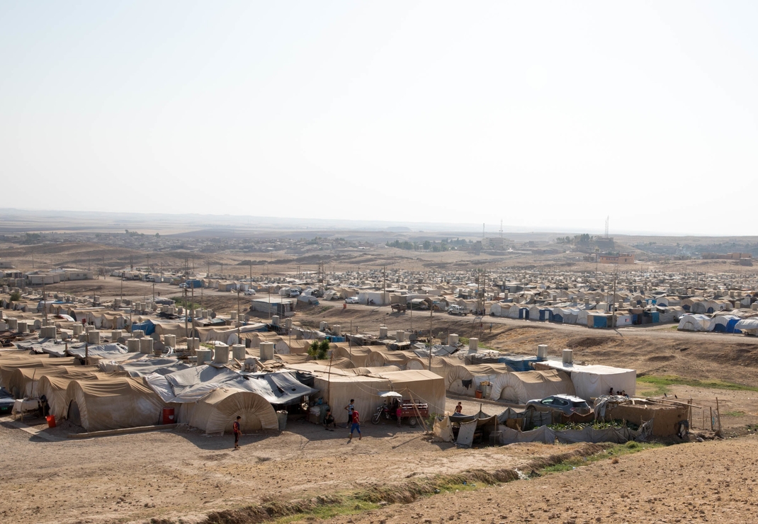 Het jezidi kamp