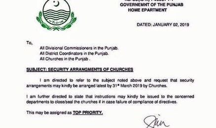 Pakistaanse overheid dreigt kerken te sluiten (video)