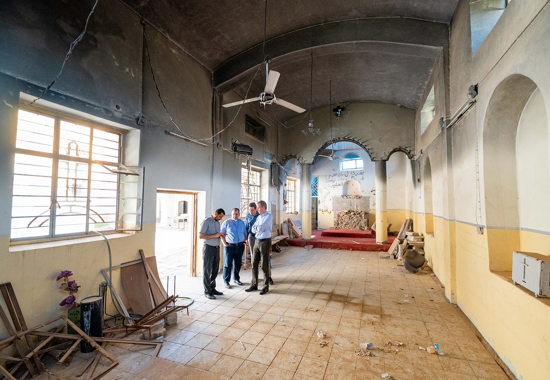 Leegstaande kerk in Irak. Foto: Cees van der Wal