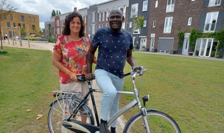 Fietstocht voor evangelisatie in Gambia