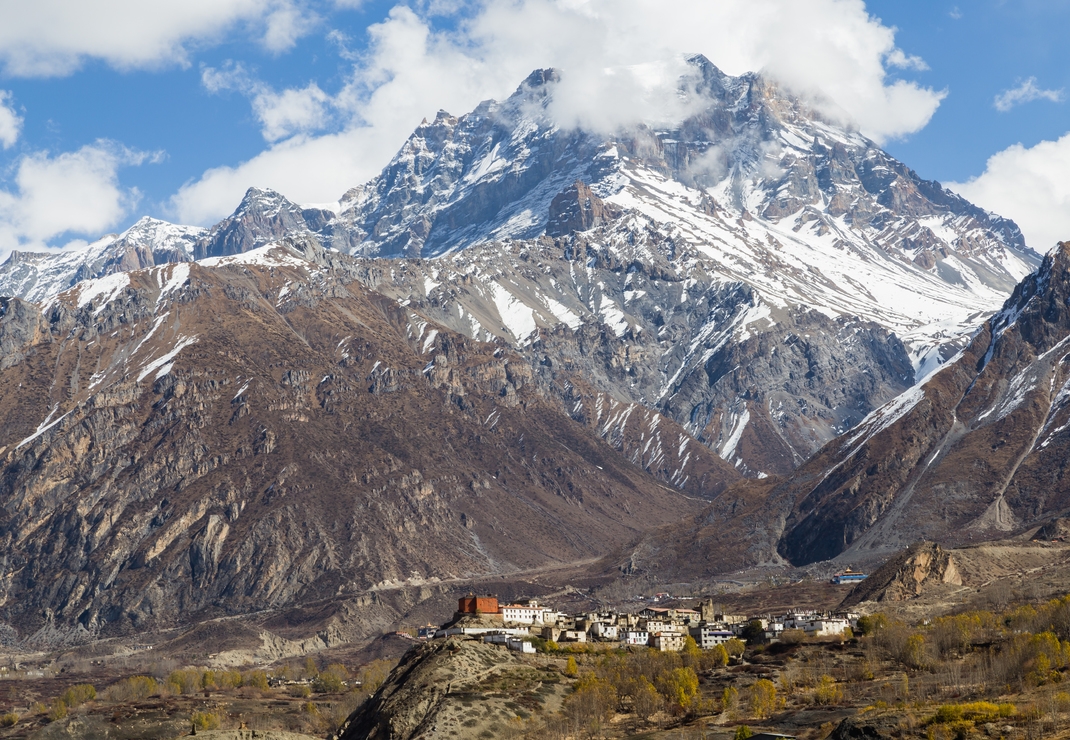 Bergdrop in Nepal