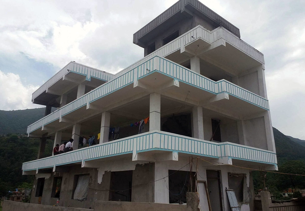Het nieuwe Fatherhouse in Kathmandu is bijna klaar voor gebruik