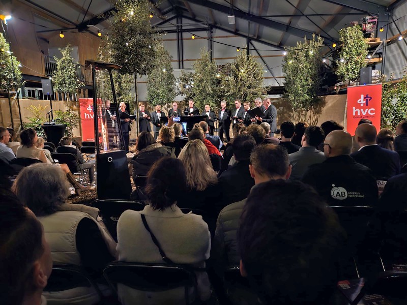 Kerstconcert met Hollands Mannen Ensemble voor ondernemers