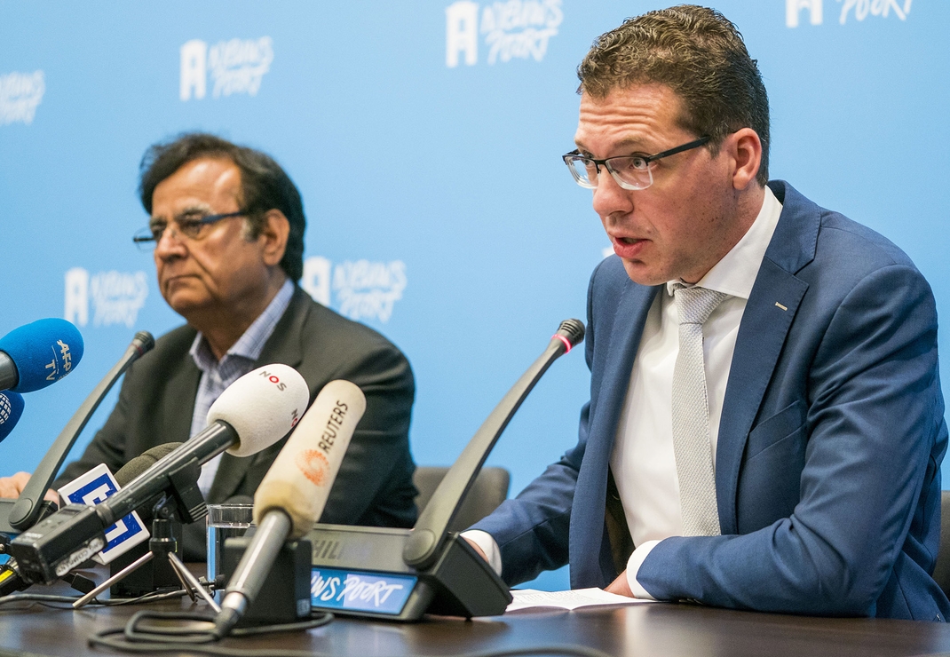 Asia Bibi's advocaat Saif-ul-Malook vluchtte eind 2018 naar Nederland en werd opgevangen door HVC. Foto: Cees van der Wal