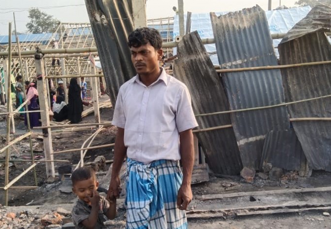 800 Rohingya vluchtelingfamilies zijn het weinige dat zij hadden kwijtgeraakt