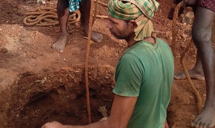 Nieuwe waterput in Odisha