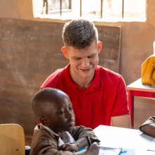 Eduart, deelnemer jongerenreis Gambia