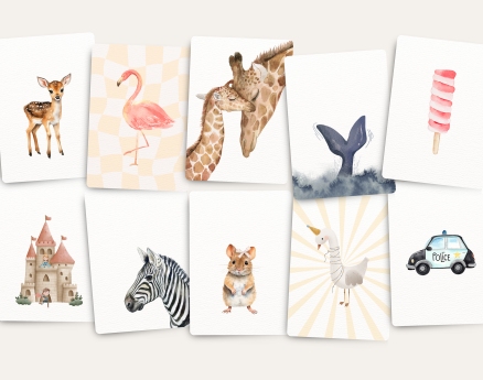 Set - kinderkaarten - NIEUW