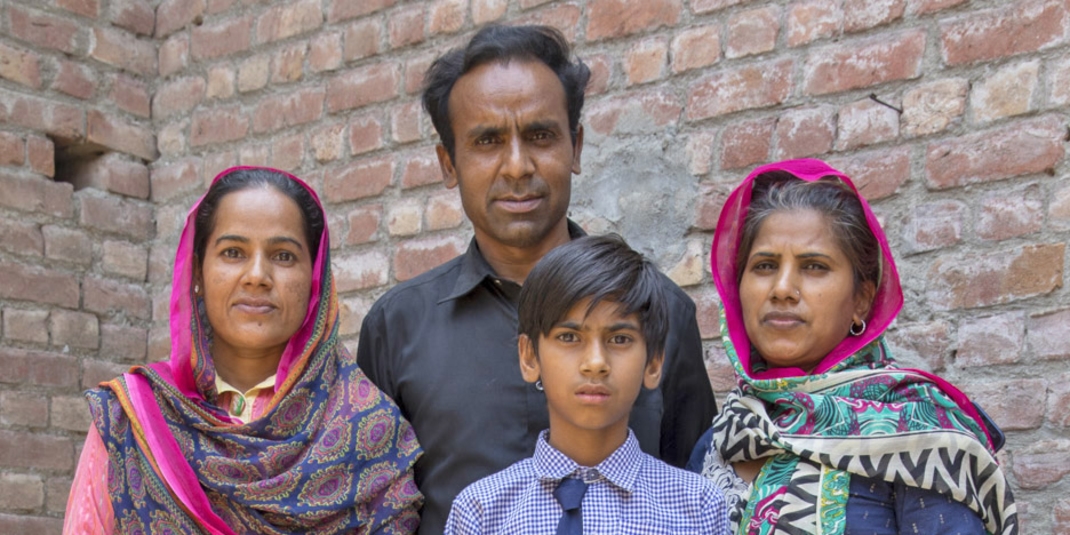 Het gezin van evangelist Javed