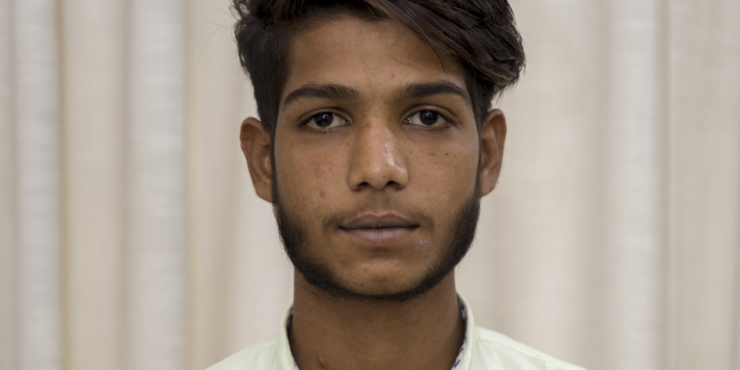 Irfan, een paar jaar na de bomaanslag op Eerste Paasdag 2016