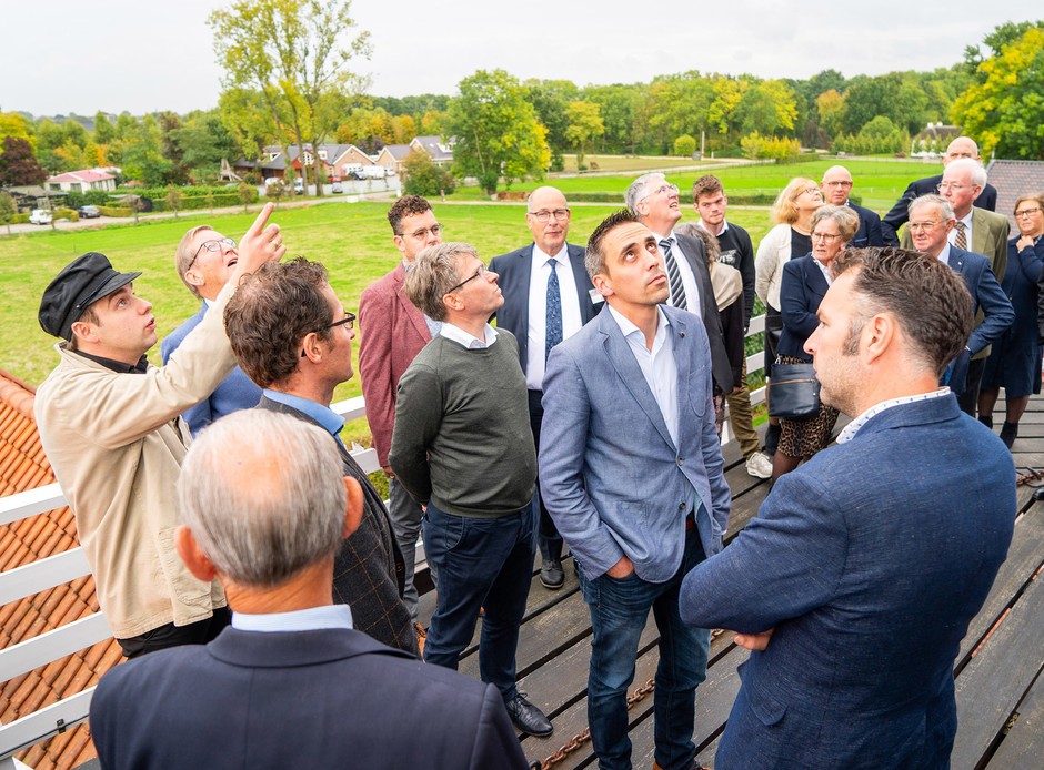 De rondleidingen van de ondernemers voeren vaak naar bijzondere plekken. Foto: Cees van der Wal