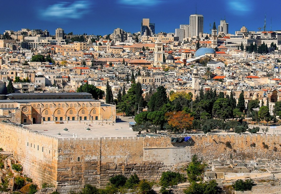 De oude binnenstad van Jeruzalem