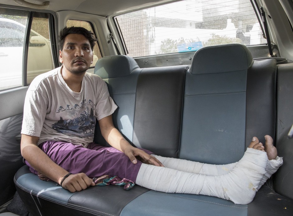 Sajid (foto) en zijn neef Patras werden van blasfemie beschuldigd