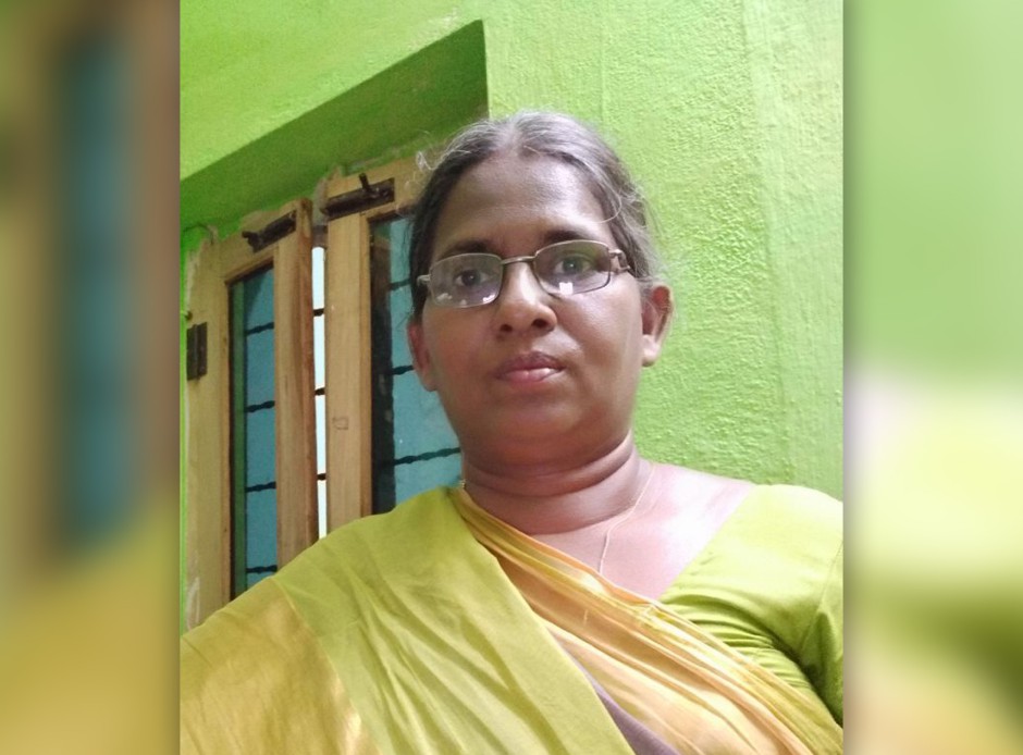 De moeder van evangelist Kumar