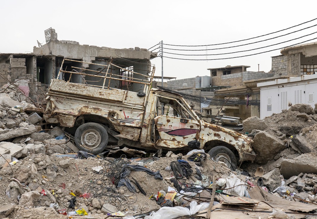 De stad Mosul (het Bijbelse Ninevé) is zwaar gehavend