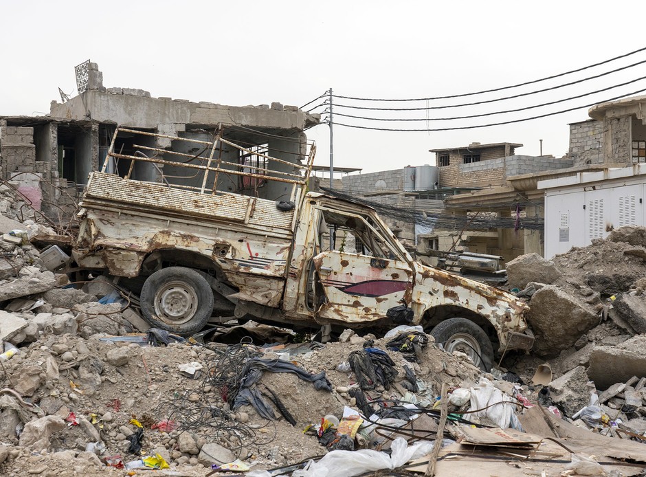 De stad Mosul (het Bijbelse Ninevé) is zwaar gehavend