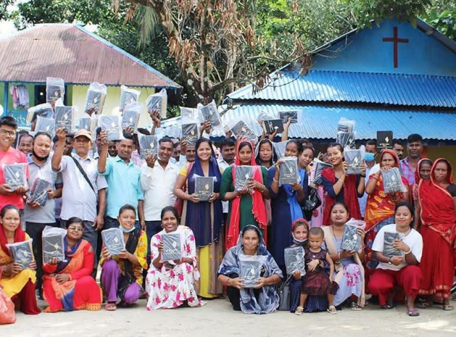 "Bedankt voor dit grote geschenk!"